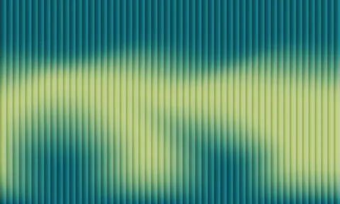 Abstract background with vertical teal lines and soft glowing yellow wave t.. 스톡 일러스트