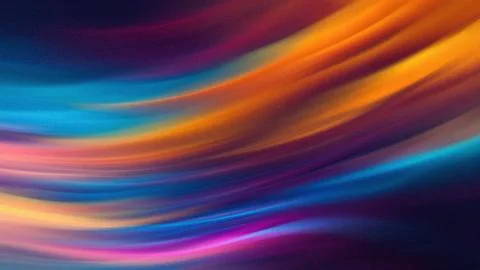 Abstract background vibrant color gradient wave, dark grainy textured poste.. Stock Illustration