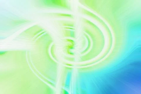 Abstract background with vibrant green and blue colors forming a dynamic Stock Illustration