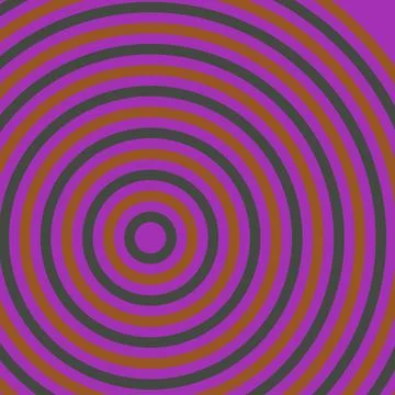 Abstract Background with Vibrant Hypnotic Concentric Circular Rings in Purp.. Stock Illustration
