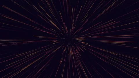 Abstract background with vibrant orange and red speed lines radiating video Video stock 343611848