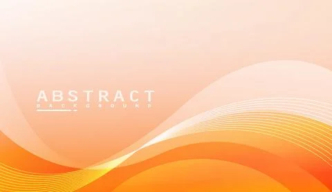 Abstract background with vibrant orange and peach gradient colors featuring Stock Illustration