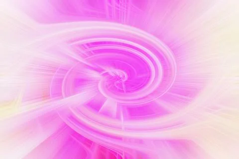 Abstract background with vibrant pink and white swirling light rays Illustrazione stock