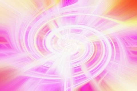 Abstract background with vibrant pink and white swirling light rays Stock Illustration