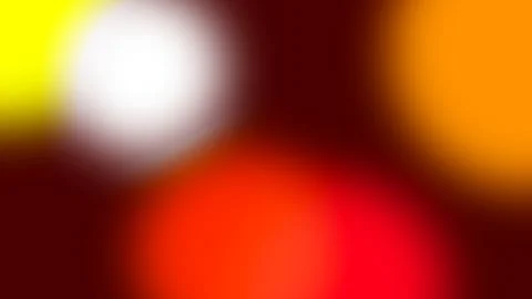 Abstract background with vibrant red and yellow light bokeh circles Video stock 335117794