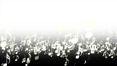 Abstract background video of music notes... | Stock Video | Pond5