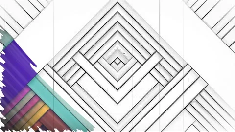 Abstract background video in retro style Stock Footage 154587978