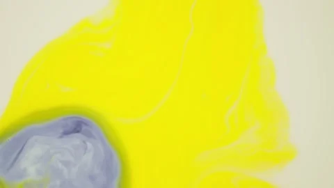 Abstract background video of yellow and blue color mixing. Stock Footage 278314997