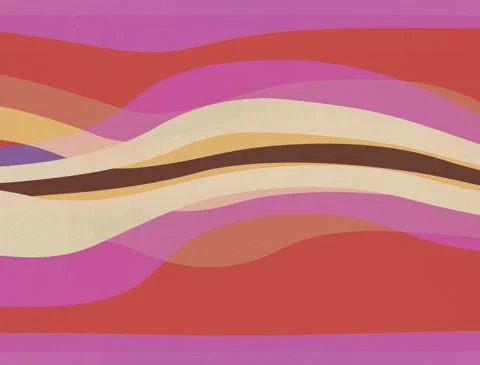 Abstract background with vintage pattern in 60s style Stock Footage 178856431