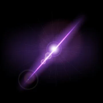 Abstract background with violet lens flare Stock Illustration