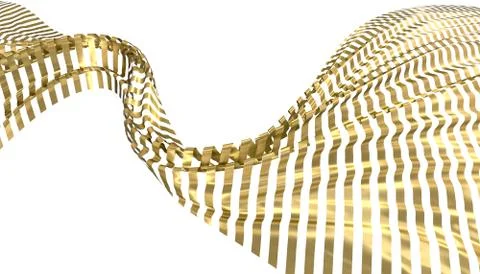 Abstract background of violet wavy lines. 3d rendering image. Stock Illustration