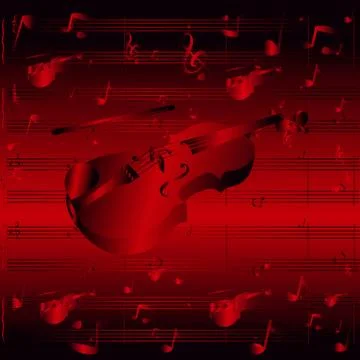 Abstract background violin Stock Illustration