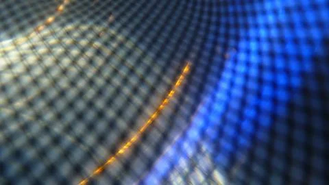 An abstract background of virtual space structure shot with cutting-edge tech Foto stock
