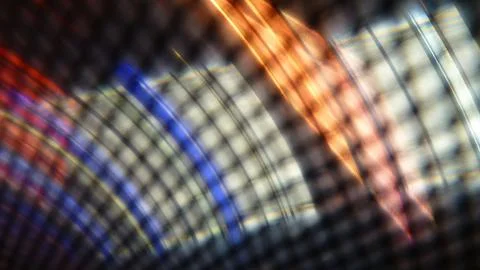 An abstract background of virtual space structure shot with cutting-edge tech 스톡 사진