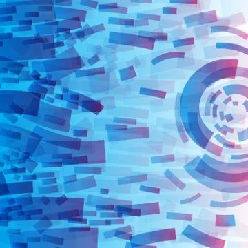 Abstract background on vortex Stock Illustration