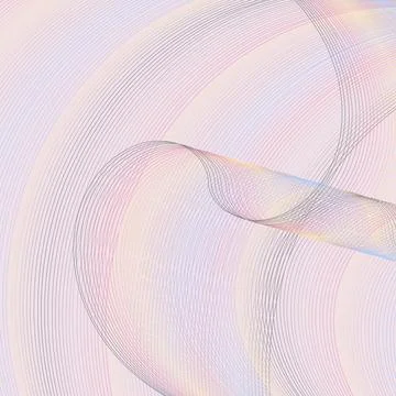 Abstract background, like a vortex, of multi-colored wavy lines. Stock Illustration