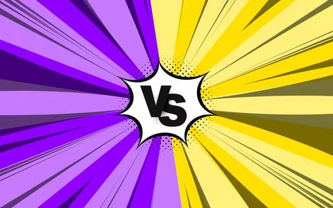 Abstract background with VS or fight background style Stock Illustration