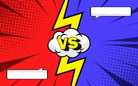 Abstract background with VS or fight background style イラスト素材