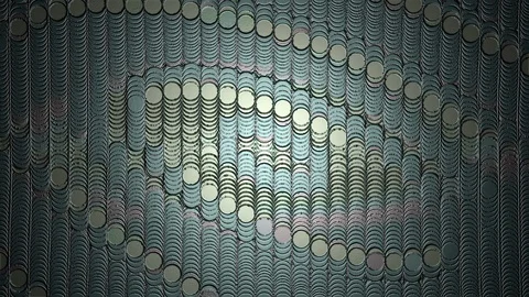 Abstract Background Wall Of Circles 11 Stock-Footage 118065704