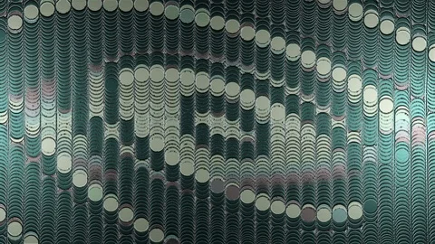 Abstract Background Wall Of Circles 12 Stock Footage 118067399