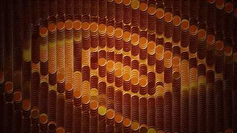 Abstract Background Wall Of Circles 13 Stock Footage 118067643