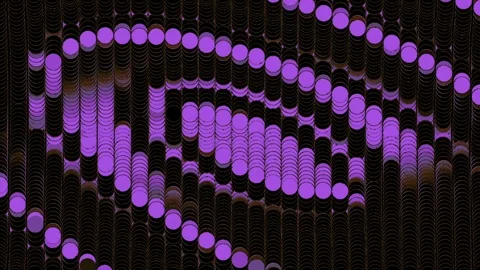 Abstract Background Wall Of Circles 5 Stock Footage 118048291