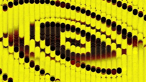 Abstract Background Wall Of Circles 8 Stock Footage 118063312