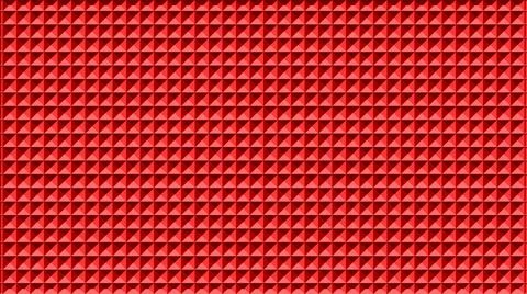 Abstract background - wall from geometric square elements in different red Иллюстрация