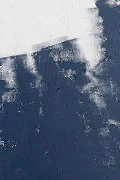 Abstract background of wall painting process with dark blue color. Close up o Stock Photos