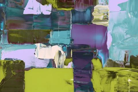 Abstract background wallpaper, acrylic paint texture in mixed color Stock Illustration