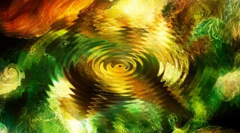 Abstract background water circle Stock Illustration