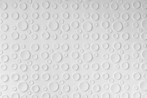 Abstract background from water drop shape, circle pattern decorated on wall. Stock Photos