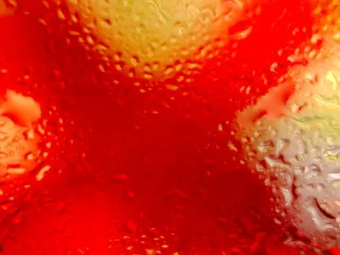 Abstract background with water droplets on a surface, creating a vibrant in.. Stock Photos