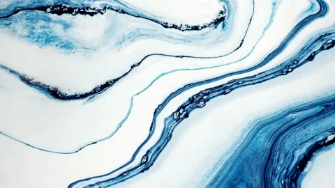 Abstract background of water ripple wave motion, colorful liquid paint. 4K Stock Footage 205824891