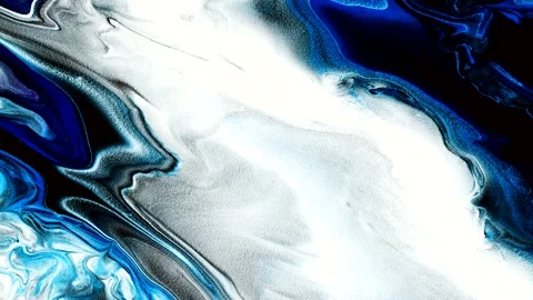 Abstract background of water ripple wave motion, colorful liquid paint. 4K Stock-Footage 206168450