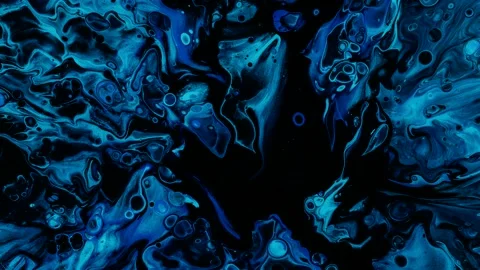 Abstract background of water ripple wave motion, colorful liquid paint. 4K Stock-Footage 206190903