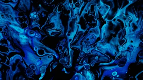 Abstract background of water ripple wave motion, colorful liquid paint. 4K Stock Footage 208512707