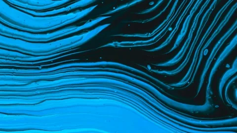 Abstract background of water ripple wave motion, colorful liquid paint. 4K Stock Footage 208519318