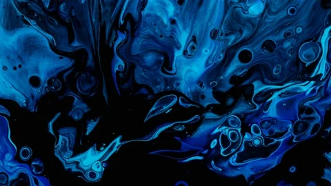 Abstract background of water ripple wave motion, colorful liquid paint. 4K Stock Footage 208947734