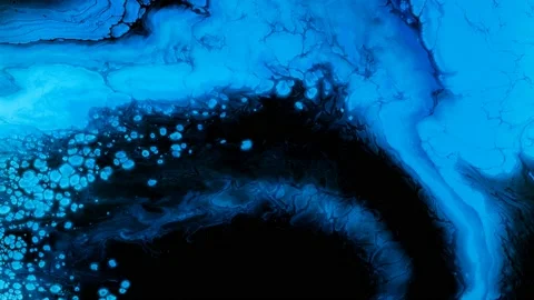 Abstract background of water ripple wave motion, colorful liquid paint. 4K Stock Footage 208947739