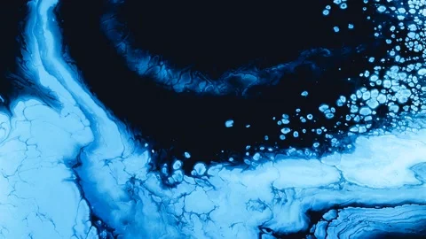 Abstract background of water ripple wave motion, colorful liquid paint. 4K Stock Footage 208947889