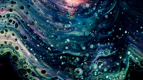 Abstract background of water waves, water ripples, marble, liquid paint. 4K Stock Footage 287635918