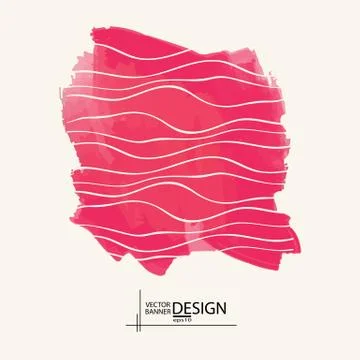 Abstract Background with watercolor element. Stock Illustration