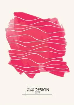 Abstract Background with watercolor element. Stock Illustration