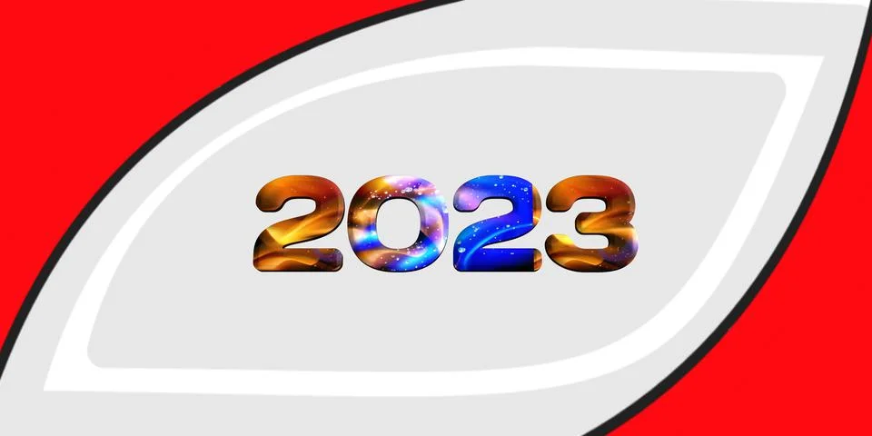 Abstract Background wave 2023 Ilustração Stock