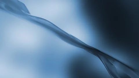 Abstract Background in Wave Beautiful Animation Blue Water Liquid Fluid Stock Footage 312084657