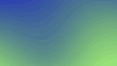 Abstract background wave curve paper cut flowing gradient blue to yellow col Stock Footage 312208325