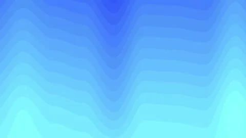 Abstract background wave curve paper cut flowing gradient light blue color Stock Footage 312208330