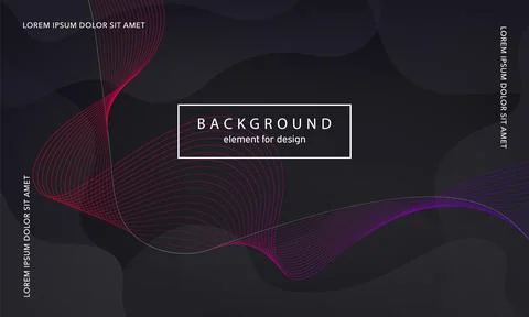 Abstract background. Wave element for design poster. Digital frequency trac.. Illustrazione stock