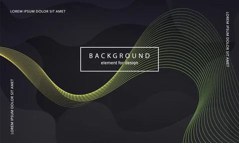 Abstract background. Wave element for design poster. Digital frequency trac.. Stock Illustration